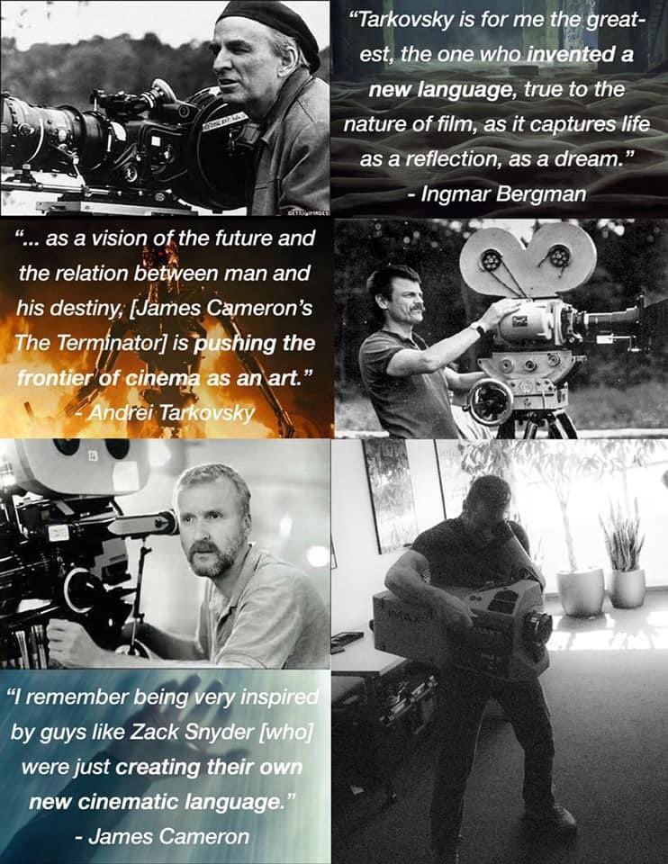 “Tarkovsky is for met А great- est. the. УПО. vented а new language, true to the nature of film;as it as a reflection, as a dream.” Ingmar Bergman aS a vision of, the future and the relation man and i