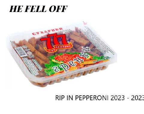 SSS RIP IN PEPPERONI 2023 202: