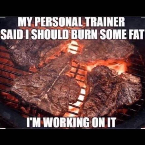 SAID SHOULD BURN SOME FAT