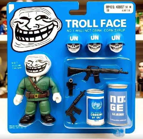 TROLL FACE no GLAING
