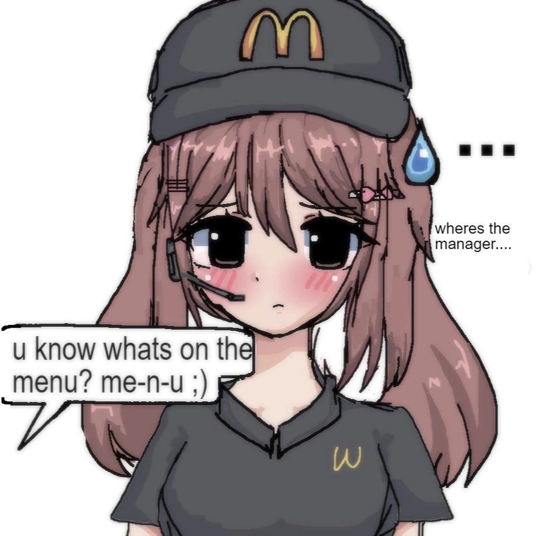 liz ни wheres the know whats the menu? me-n-u