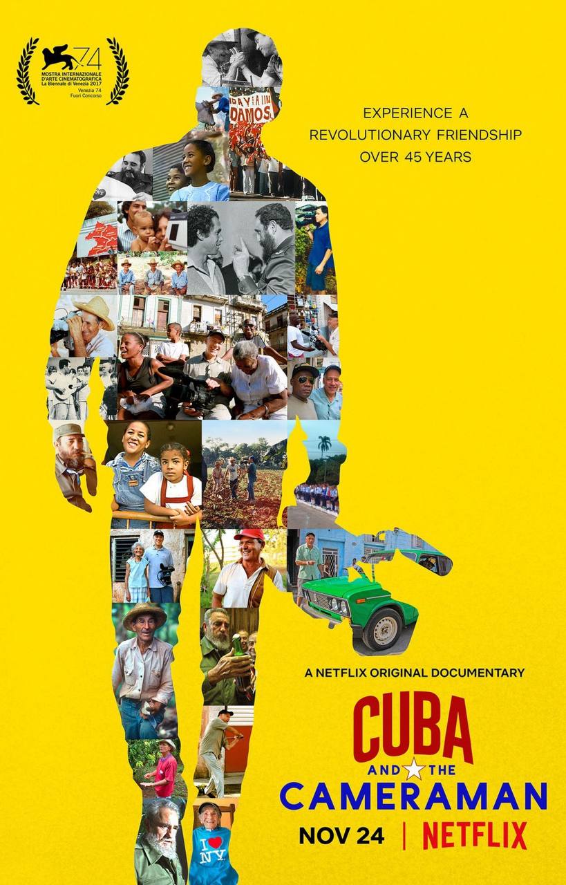 if MOSTRA INTERNAZIONALE 2017 ‘wor! Conn ORY DANOS EXPERIENCE A REVOLUTIONARY FRIENDSHIP OVER 45 YEARS 2% bie 4 A NETFLIX ORIGINAL DOCUMENTARY my А THE CAMERAMAN Nov NETFLIX