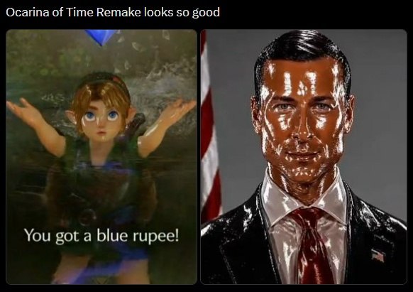 Ocarina of Time Remake looks so good Rin 4 ЧАЯ 7 за A You got a blue rupee!