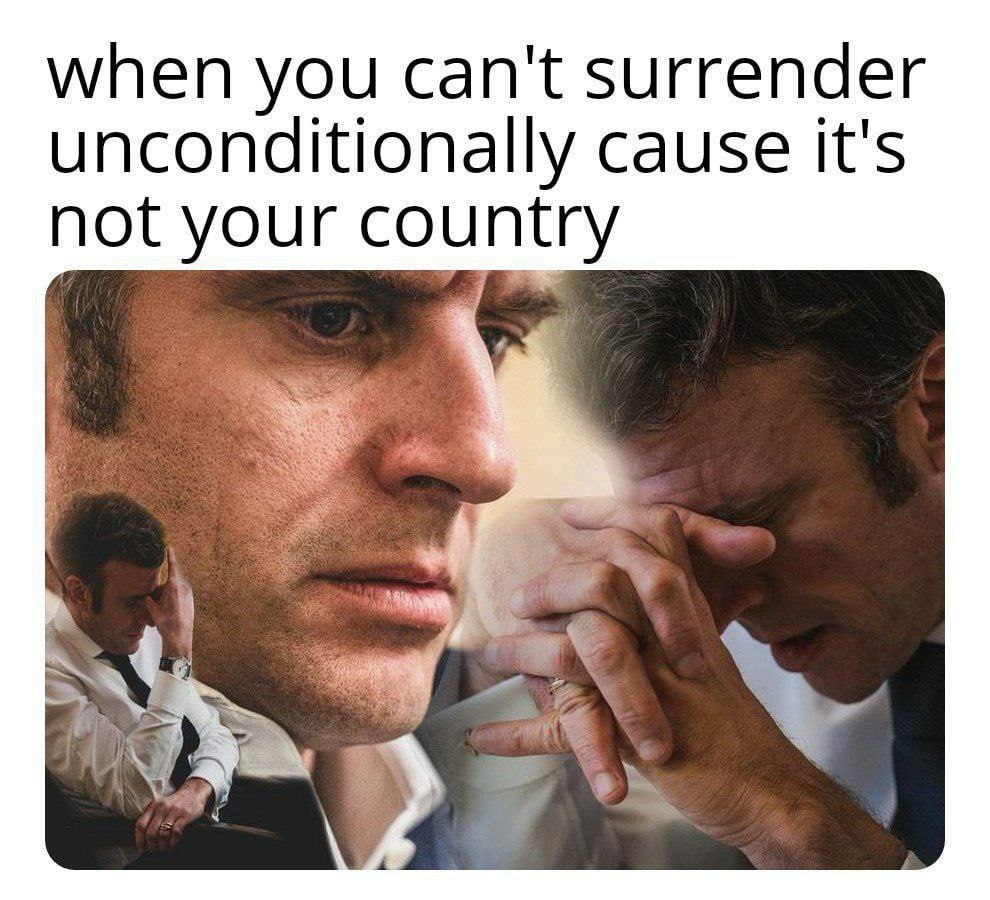 when you can't surrender unconditionally cause it's not your country