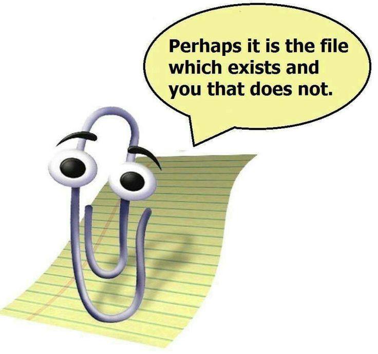 Perhaps К is the file which exists and you that does not.