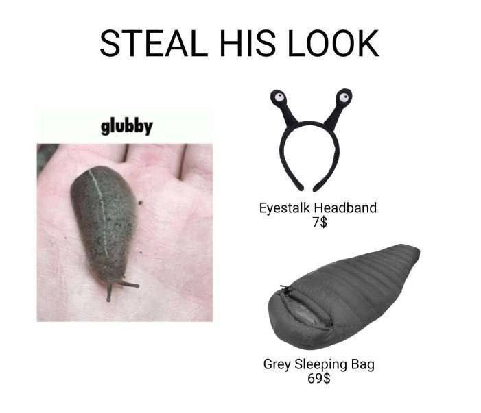 STEAL HIS LOOK glubby Grey Sleeping Bag 69$
