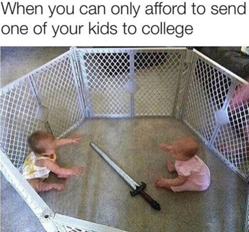 When you can only afford to send one of your kids to college