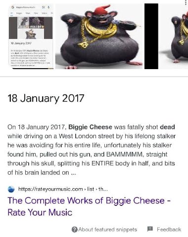 С {REALLY НО „2 18 January 2017 18 January 2017 18 January 2017, Biggie Cheese was fatally shot dead while driving on a West London street his lifelong stalker he was avoiding for his entire life, unf