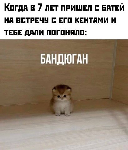 КОГДА В 7 ЛЕТ ПРИШЕЛ С БАТЕЙ НА ВСТРЕЧУ С ЕГО КЕНТАМИ И ТЕБЕ ДАЛИ ПОГОНЯЛО: БАНДЮГАН