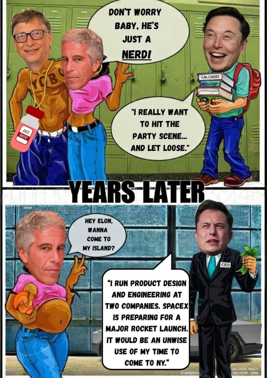 DON'T WORRY BABY, HE'S JUST A REALLY WANT TO HIT THE 2 a PARTY SCENE... AND LET LOOSE." HEY ELON, WANNA COME TO ISLAND? RUN PRODUCT DESION AND ENGINEERING AT TWO COMPANIES. ЗРАСЕХ 5 PREPARING FOR A А 