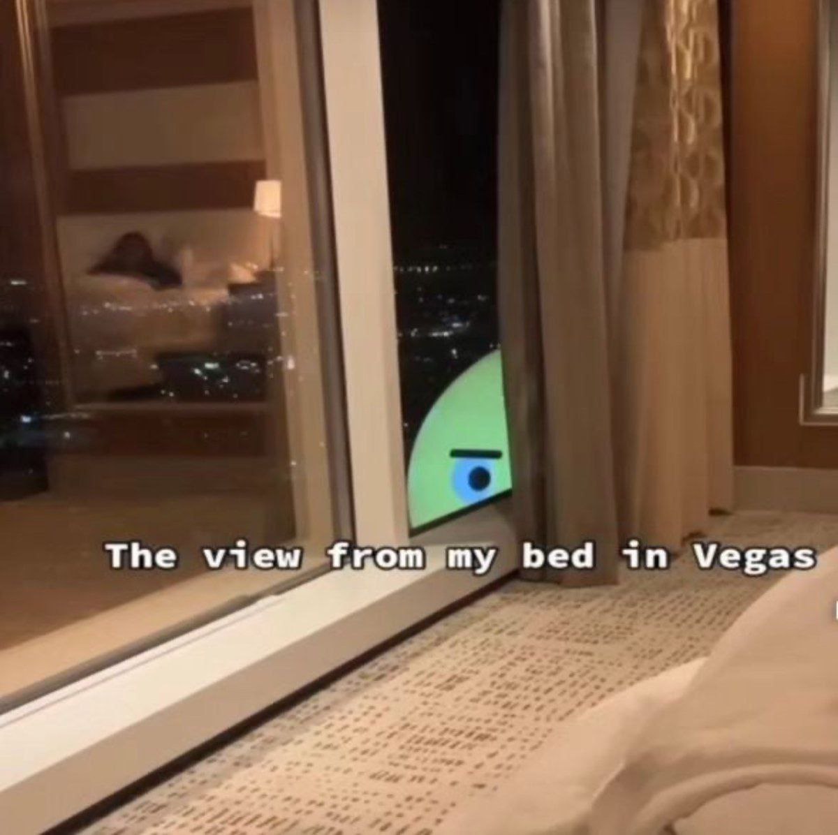 The bed in Vegas