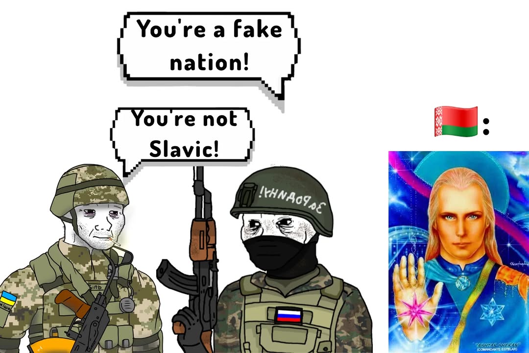 You а fake nation! not Slavic! A