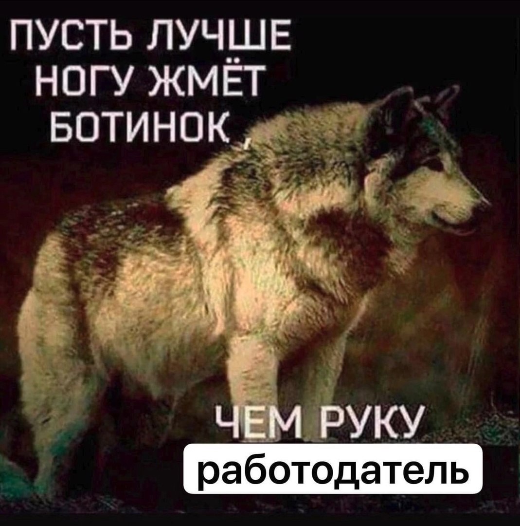 ПУСТЬ ЛУЧШЕ НОГУ ЖМЕТ БОТИНОК, ЧЕМ РУКУ