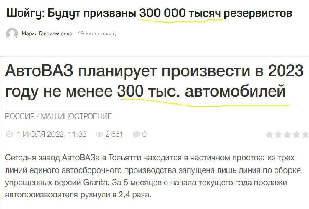 Шойгу: призваны 300 000 тысяч резервистов Мария Гаврильченко 19 минут назад АвтоВАЗ планирует произвести в 2023 году не менее 300 тыс. автомобилей РОССИЯ МАШИНОСТРОЕНИЕ 1 ИЮЛЯ 2022, 11:33 @2661 Сегодн
