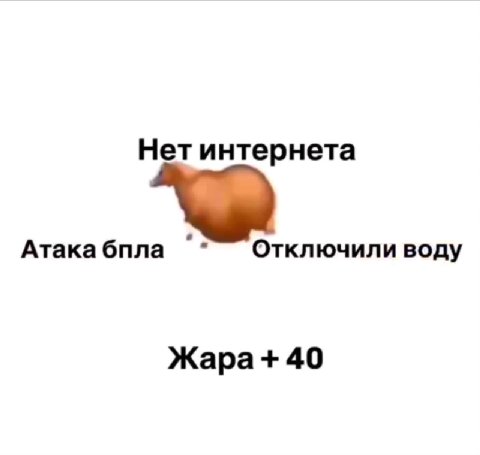 Нет интернета Атака бпла * Отключили воду