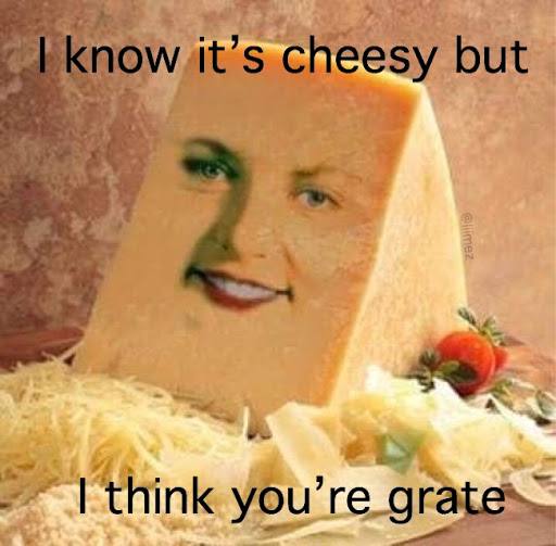 cheesy but ‘think you