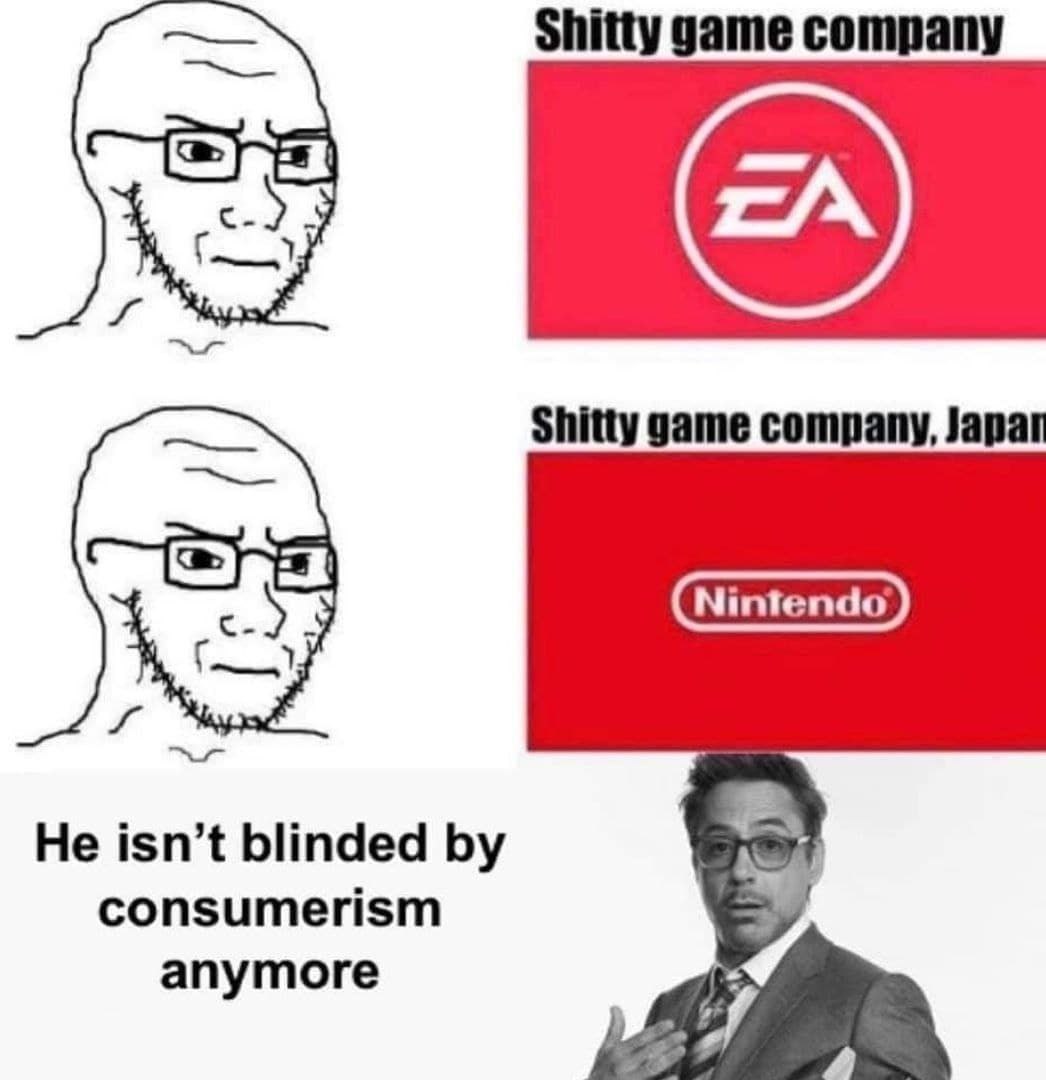 Shitty game company Shitty game company, Japar Не isn’t blinded consumerism anymore