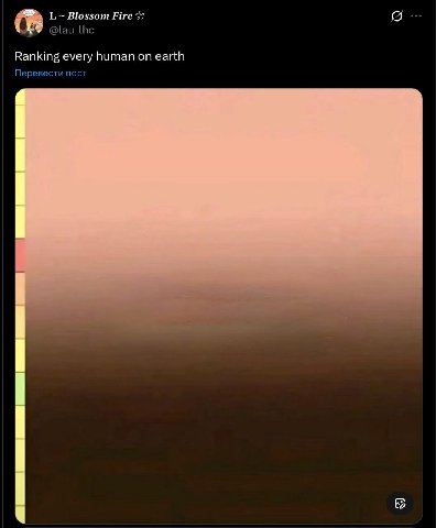 Blossom @lau_lhc Ranking every human on earth Перевести пост 2