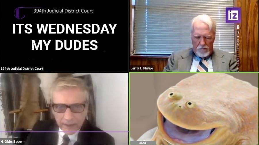 Judicial District Court at> ITS WEDNESDAY DUDES District Court Jerry Phillip: