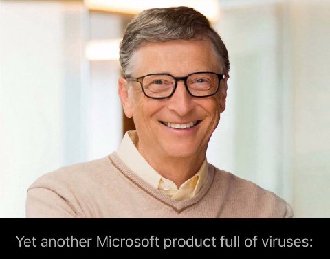 Yet another Microsoft product full of viruses: