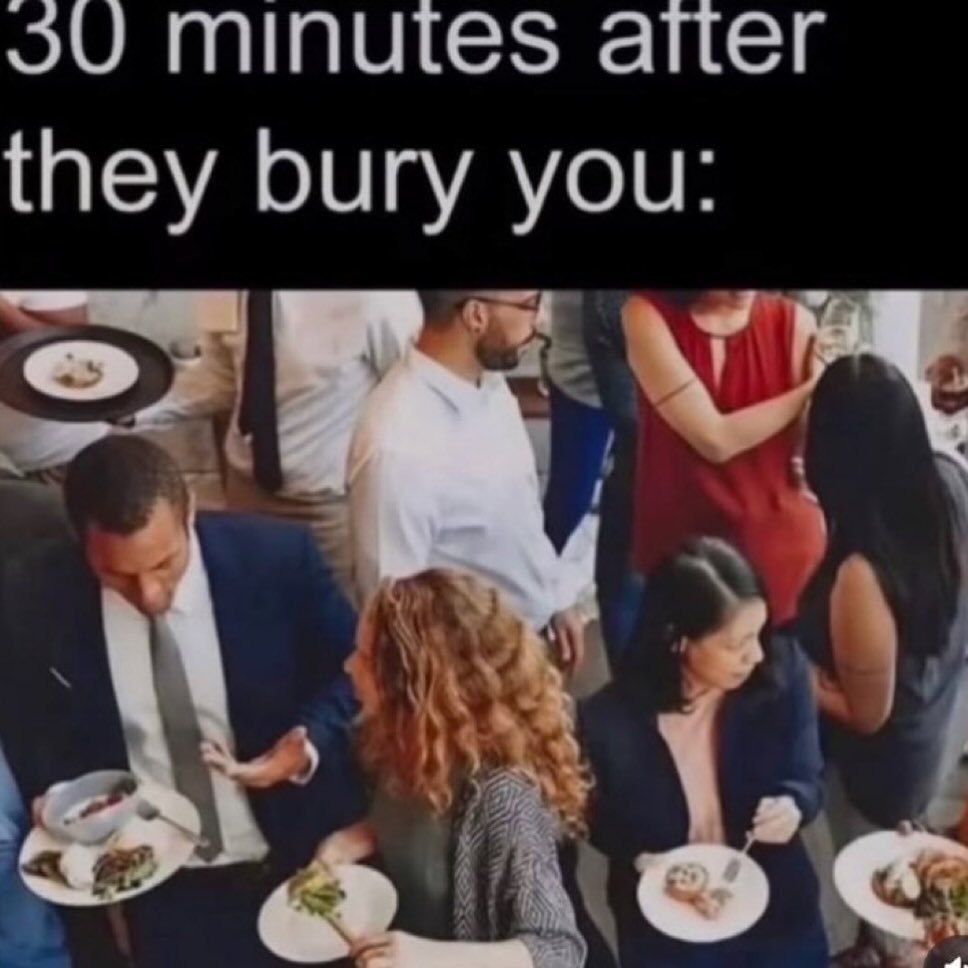 minutes ацег they bury
