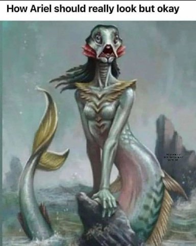 How Ariel should really look but okay
