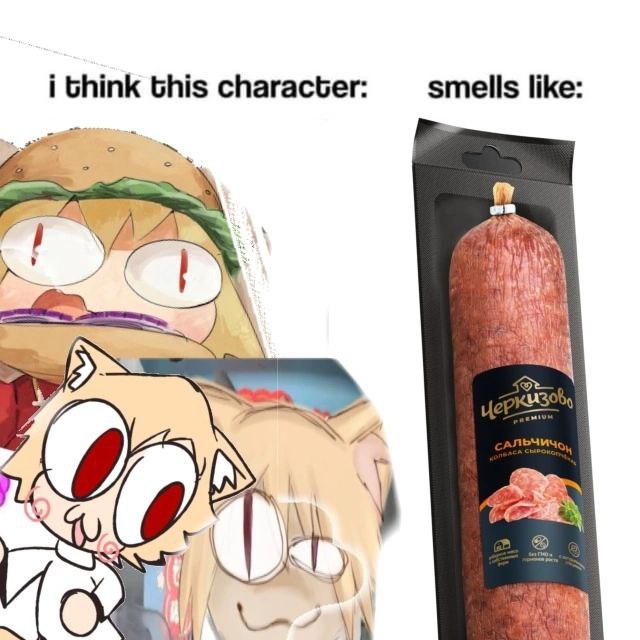 i think this character: smells like: