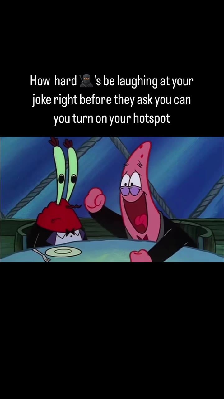 joke right before they ask you can