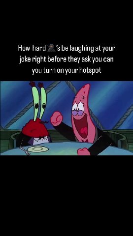 joke right before they ask you can