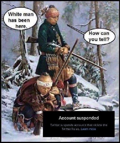 2 White man 8 has been $3 here. у How can you tell? К A. у A 3$ Account suspended Twitter suspends accounts that Violate the Twitter Rules. Learn more