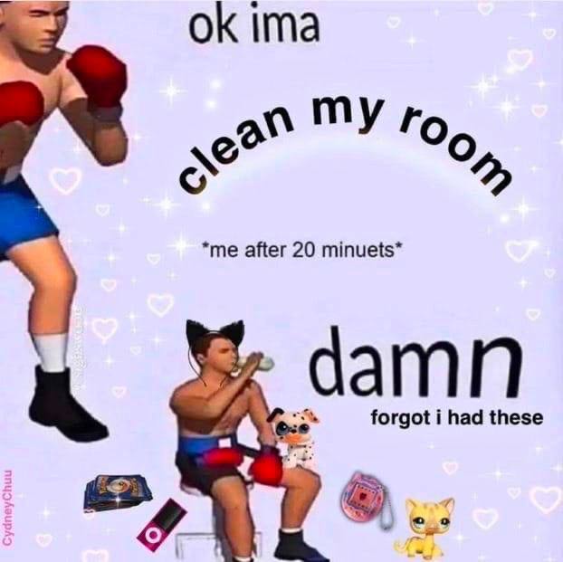 ima me after 20 minuets damn forgot i had these 4