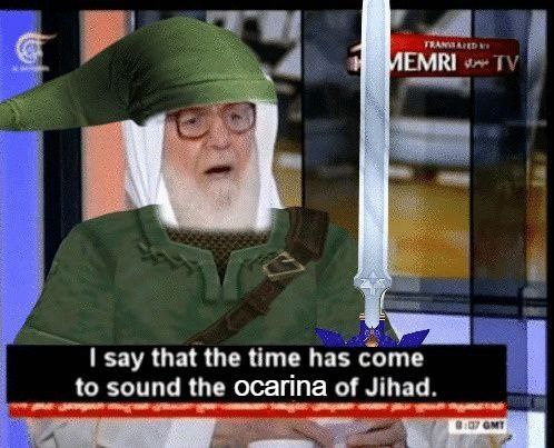 say that the time has come to sound the осаппа of Jihad.