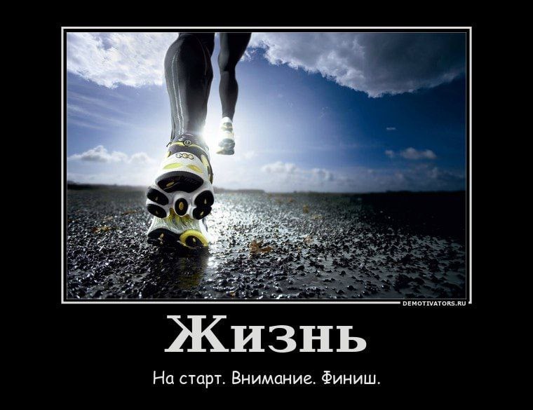 DEMOTIVATORS.RU Жизнь На старт. Внимание. Финиш