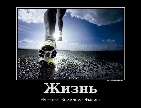 DEMOTIVATORS.RU Жизнь На старт. Внимание. Финиш