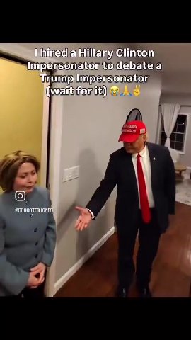 iii) limpensanatemeo debate 28 {| Trump.impersonator, { рекзопатогко\ЧеБа*е а Пгипр/прегзопаеог Thiredi@Hillary Clinton | | бузкогю ФА | | ТЕВУОНЕВ } < 7 Impersonator to\debate a hired ajHillany/Clint