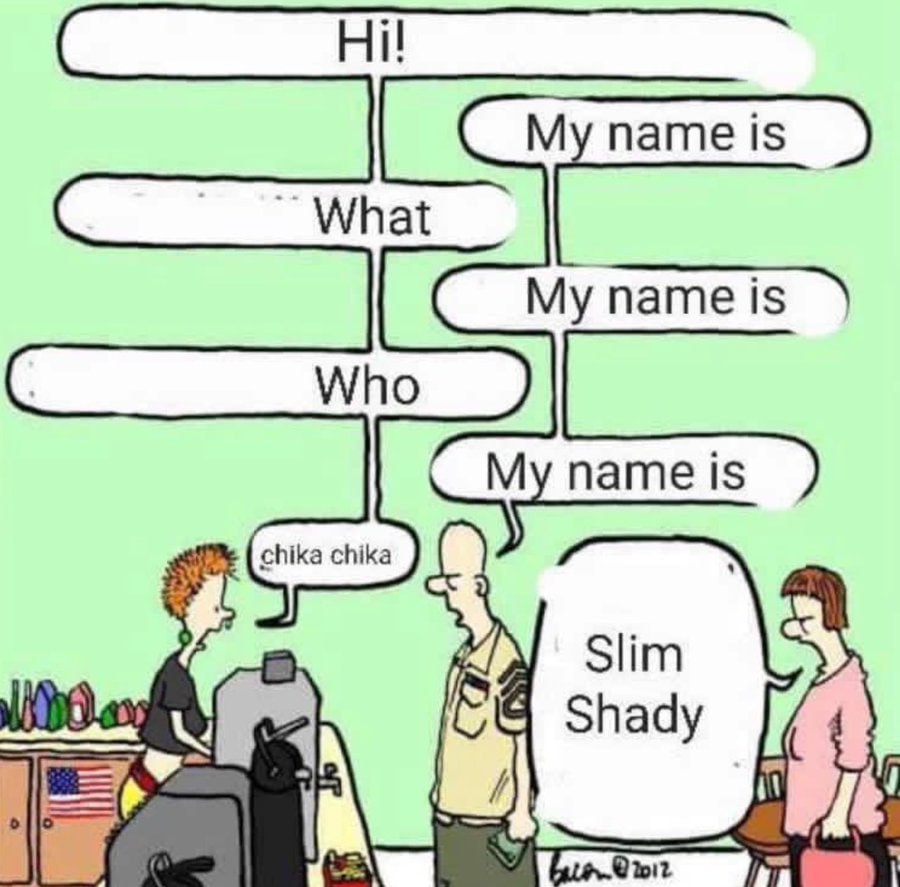 My name is What Who My name is (chika chika Slim 5] Shady