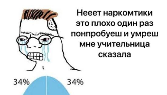 Нееет наркомтики это плохо один раз понпробуеш и умреш мне учительница сказала 34% 34%