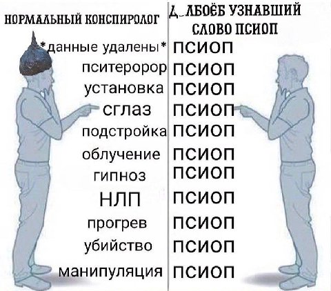 УЗНАВШИИ НОРМАЛЬНЫЙ КОНСПИРОЛОГ СЛОВО ПСИОП анные удалены* ПСИОП 5 пситеророр ПСИОП установка ПСИОП сглаз подстройка ПСИОП облучение ПСИОП ГИПНОЗ ПСИОП НЛП ПСИОП прогрев ПСИОП убийство ПСИОП манипуляц