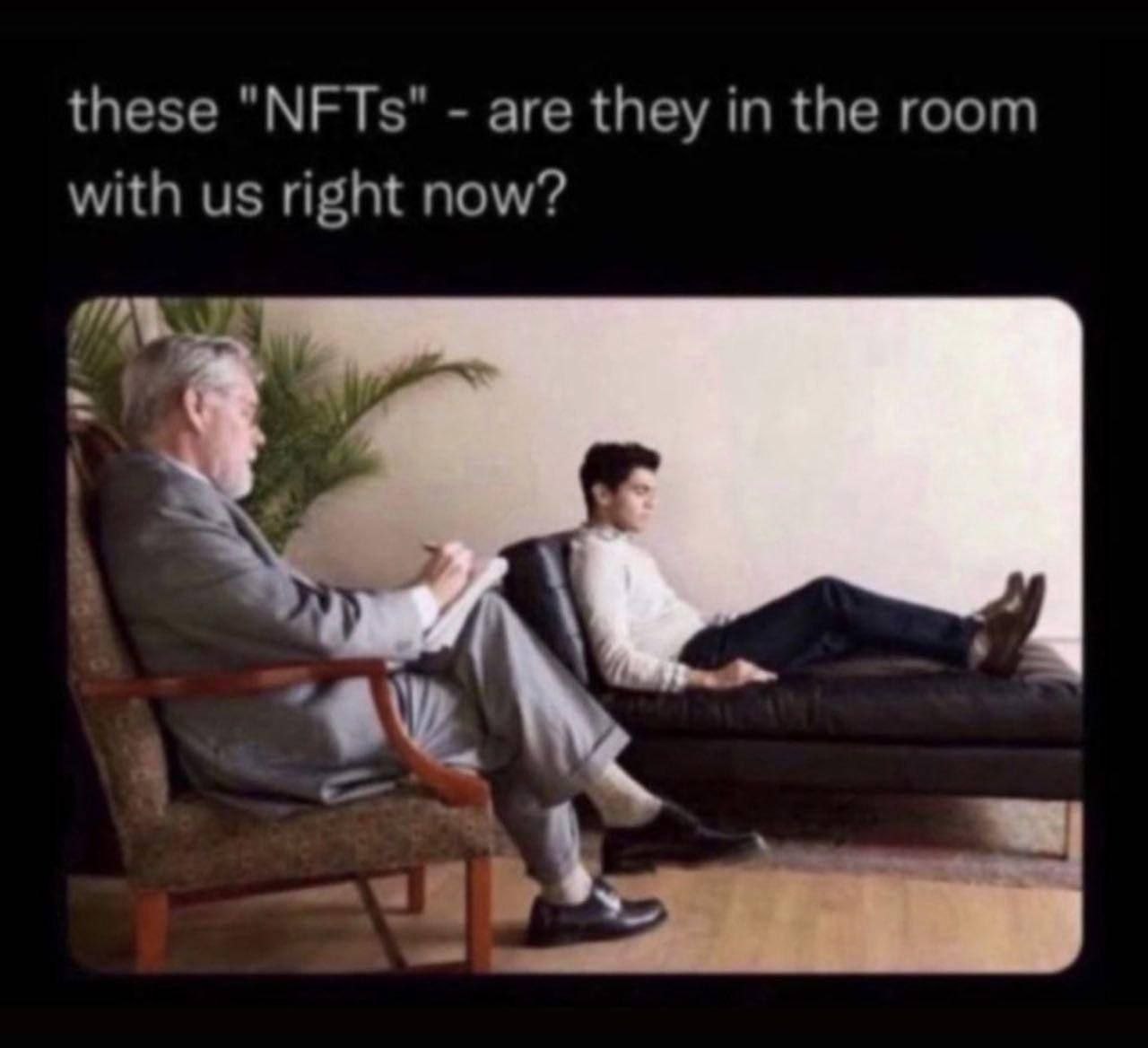 these "NFTs" are they in the room with right now?