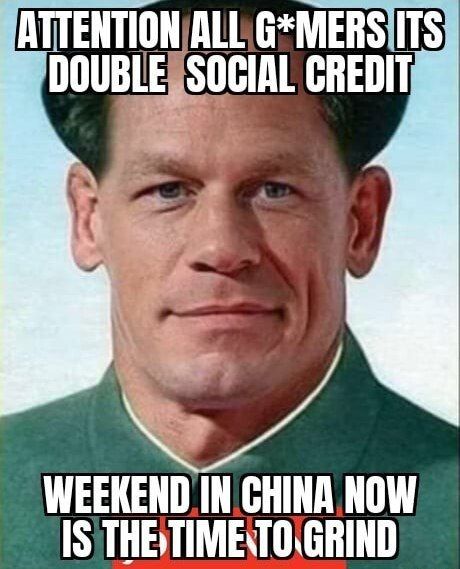 DOUBLE CREDIT WEEKEND IN CHINA NOW IS
