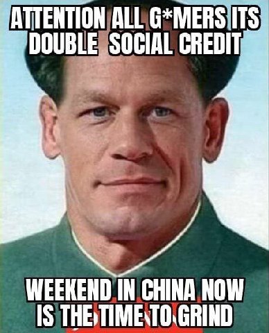 DOUBLE CREDIT WEEKEND IN CHINA NOW IS