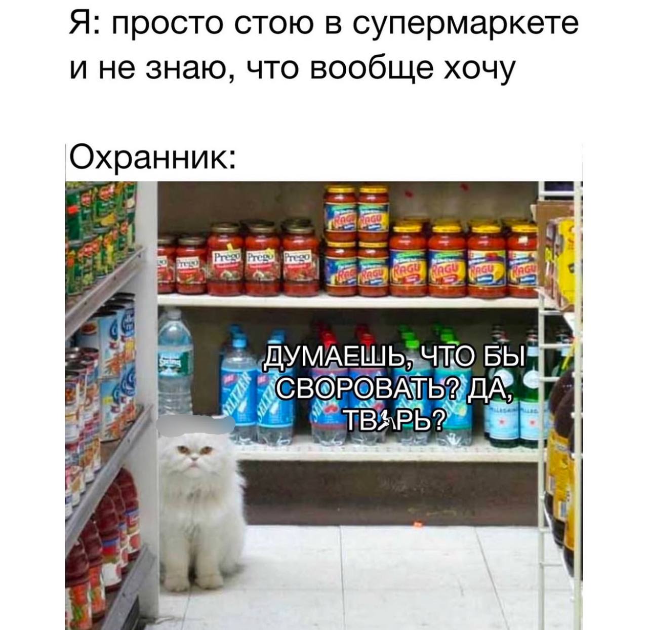 Я: просто стою в супермаркете и не знаю, что вообще хочу Охранник ВАР 2