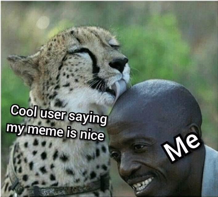 Cool user Saying тете is nice