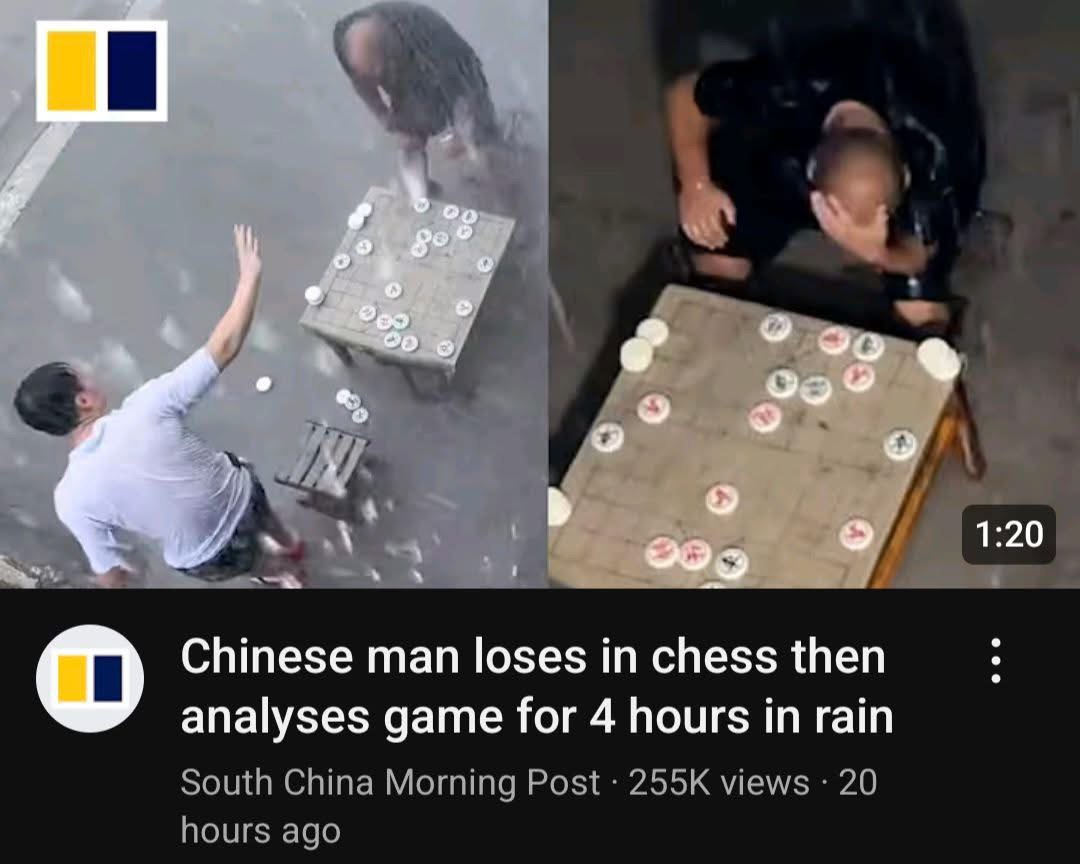 А 20_ Chinese man loses chess then analyses game for 4 hours in rain South China Morning Post views 20 hours ago