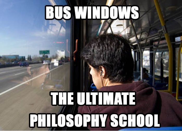 BUS WINDOWS THE ULTIMATE PHILOSOPHY SCHOOL