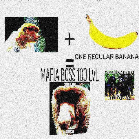 ONE REGULAR BANANA at 4 BITCH
