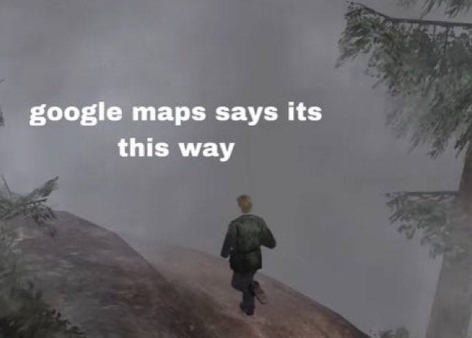 google maps says its this way