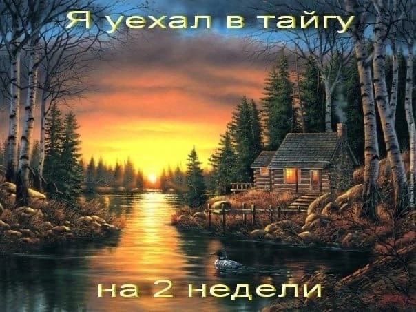 Я уехал в тайгу 2 недели
