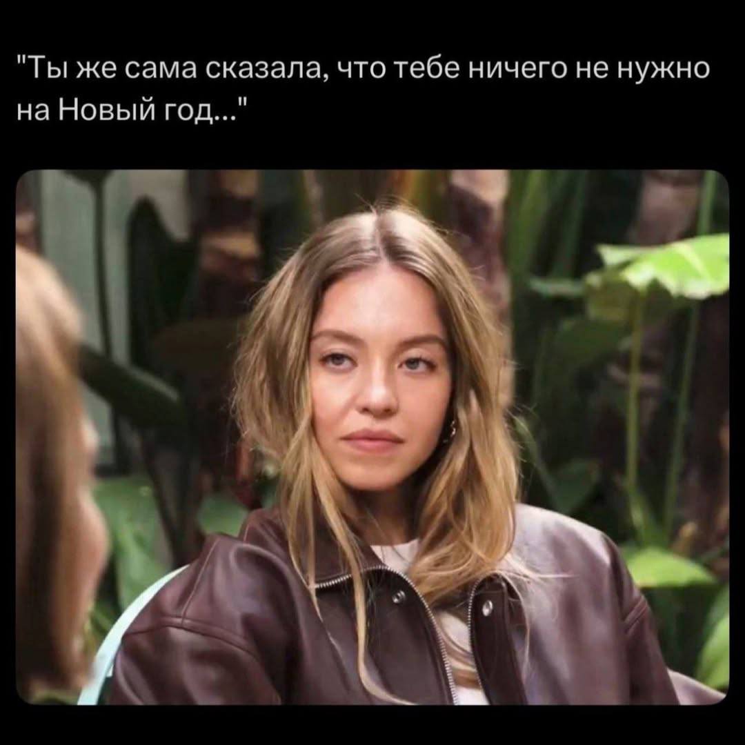 "Ты же сама сказала, что тебе ничего не нужно на Новый год..."