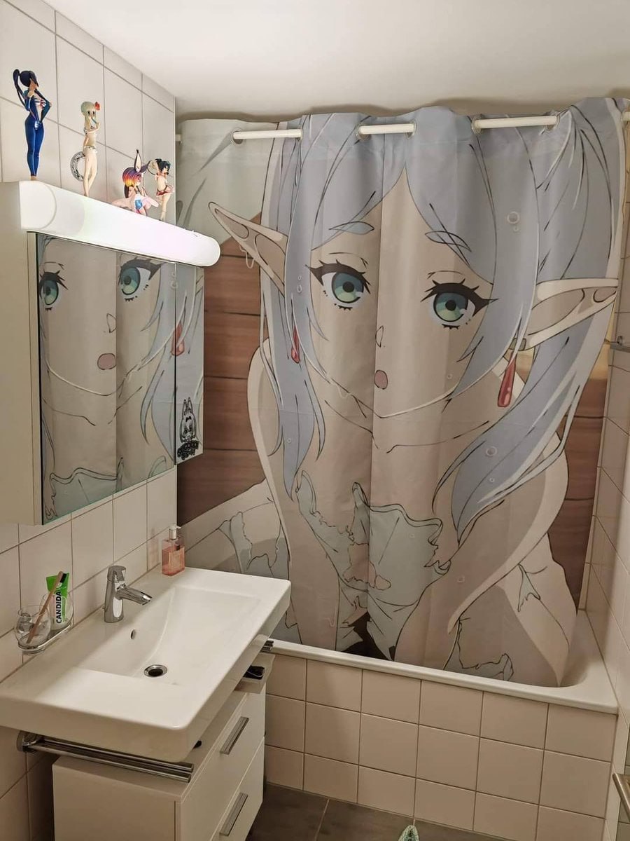 WHAT IF WE KISSED

BEHIND THE FRIEREN SHOWER CURTAIN
😳👉👈